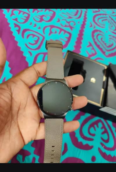 Huawei watch GT2 pro with box like new.