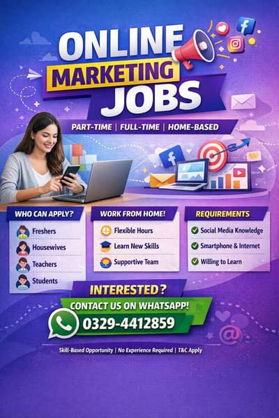 ONLINE & OFFICE WORK OPPORTUNITIES | FULL-TIME, PART-TIME & HOME-BASED
