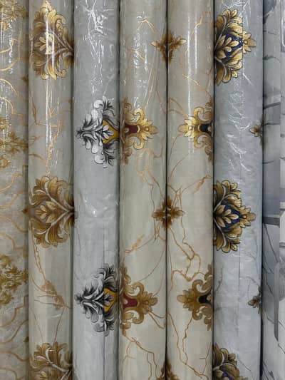 Fabric wallpaper, pvc Wall panel/marble sticker paper