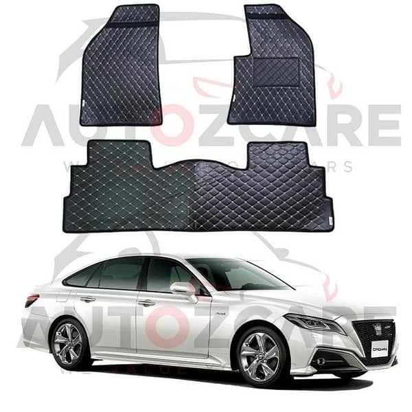 Toyota Crown RS Advance 7D Floor Mat ( Flat Style ) 5PCS - Model 2018-2022