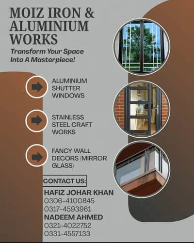 Aluminium Windows/door & Glass Work Shower Cubical/Glass Office Cabin