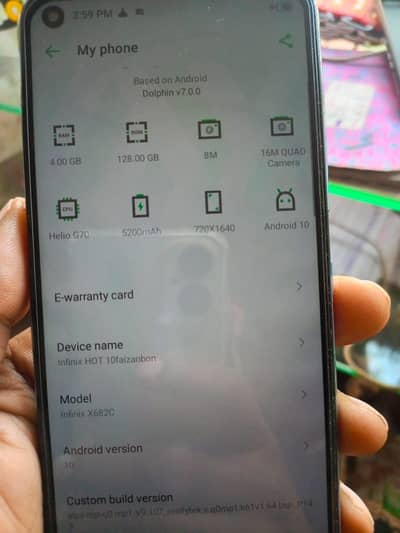 all ok touch change ha only mobile 4 128 main adi card ki copy j