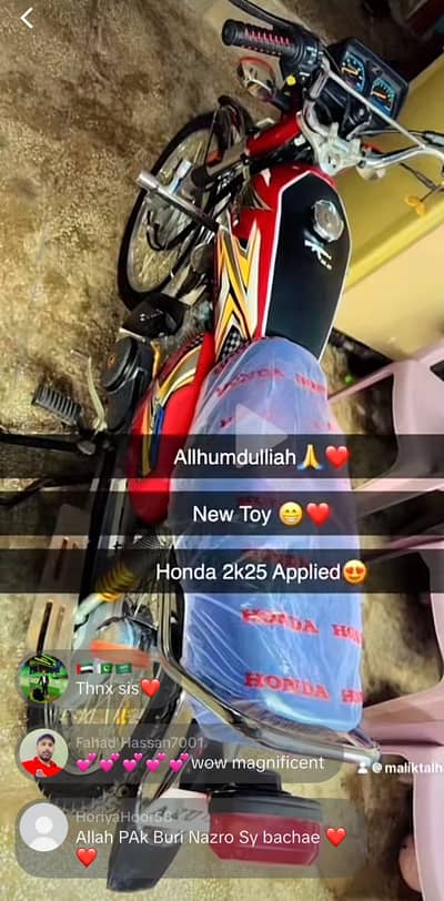 Honda 125 2025 model srf 2hzr chla ha