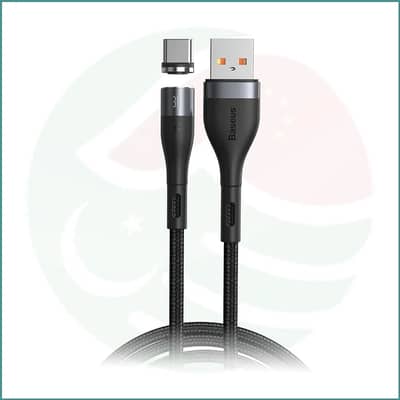 Baseus 3A Zinc Magnetic USB to Type‑C Cable | Fast Charging