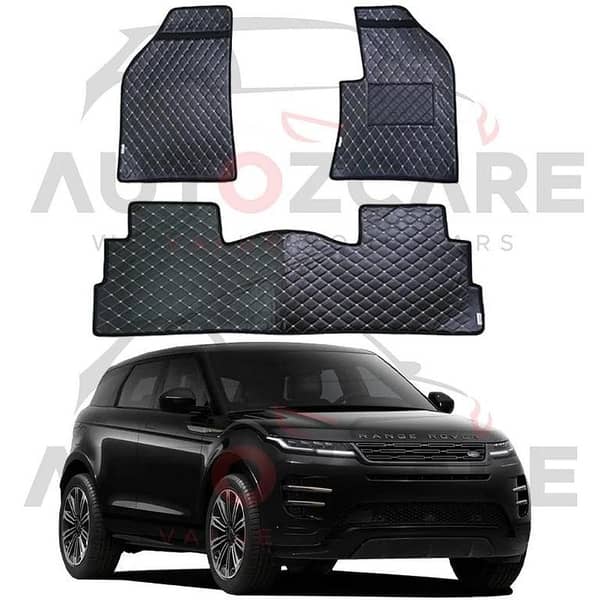 Range Rover Evoque 7D Floor Mat ( Flat Style ) 3PCS - Model 2012-2018