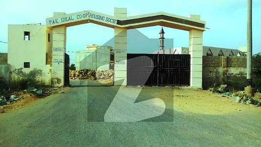 400 SQ YARD VIP PLOT FOR SALE IN PAK IDEAL COOPERATIVE HOUSING SOCIETY (0-3-1-3-2-1-0-0-5-4-7)