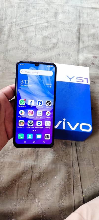 Vivo Y51 Full Box 4/128 Not Open Repair Contact Me, 0305,694,94,75