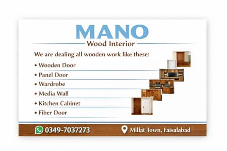 Mano wood interior Faisalabad