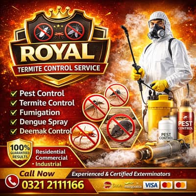 Termite control- Deemak- Dengue Spary,Fumgation & Pest control Service
