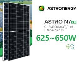 Astro Energy 585w -610 watt n type bifacial