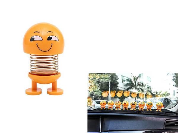 F2 Dashboard Spring Dance Emoji Toy for Car