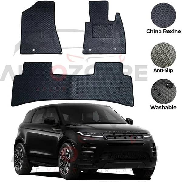Range Rover Evoque China Rexine Floor Mat 3PCS - Model 2012-2018