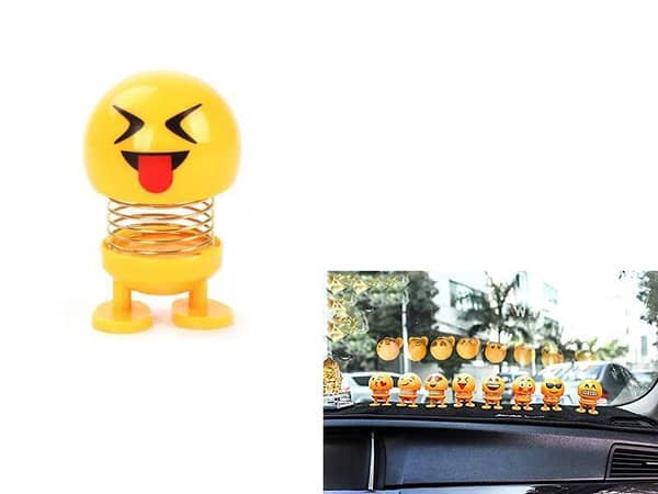 F3 Dashboard Emoji Toy with Dancing Spring