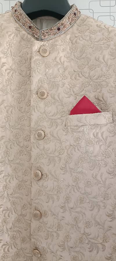 sherwani with new kula n khusa