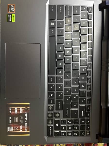 MSI Vector 16 gaming laptop 3