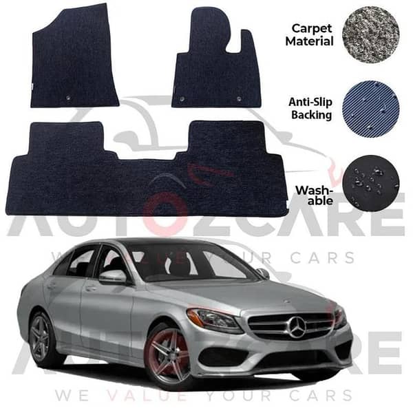 Mercedes C200 Genuine Fitting Carpet Floor Mat 5PCS - Model 2015-2021