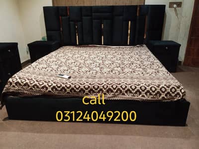 wooden bed set complete