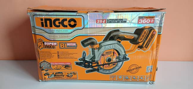 Ingco Wood Cutting Machine Sheet Cutter Cordless Circular Saw