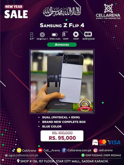 New Year Sale SAMSUNG Z FLIP CELLARENA