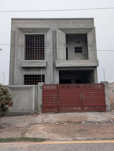 5 marla grey structured house for sale in overseas block park view