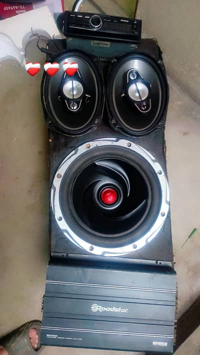 poineer buffer and speakers and amplifier tap and