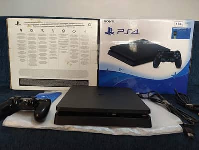 PS4 slim brand new available with one controller 500gb