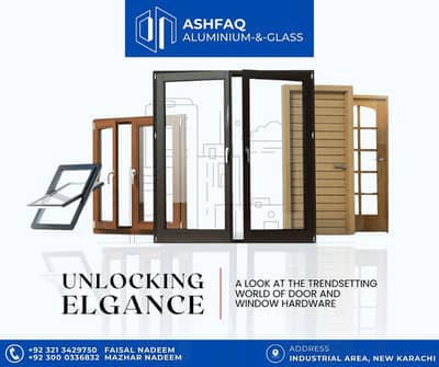 UPVC Windows Aluminium Windows Glass Work Fabrication