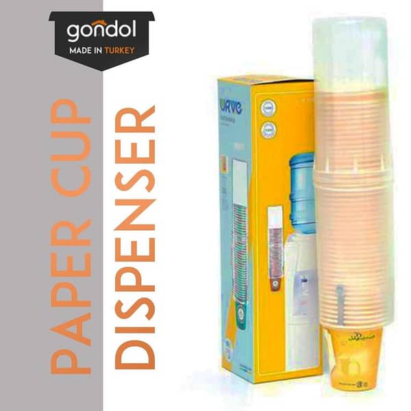 Paper Cup Dispenser - Attachable with Water Dispenser [User Friendly]