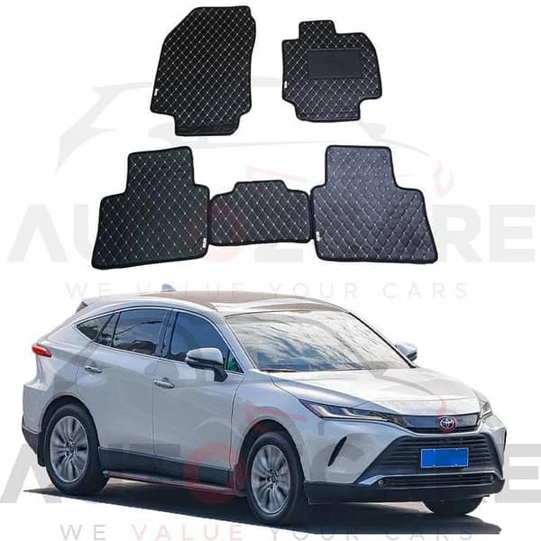 Toyota Harrier 7D Floor Mat ( Flat Style ) 5Pcs - Model 2023 - 2025