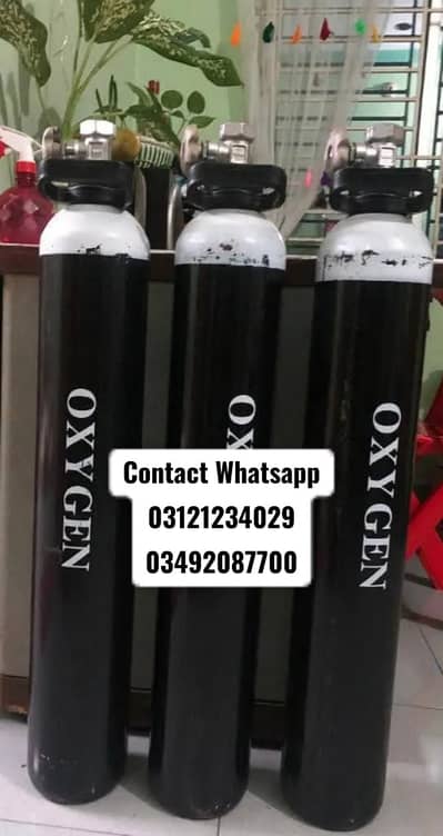Oxygen Cylinders All Sizes |Refill | Home Delivery karachi 03121234029