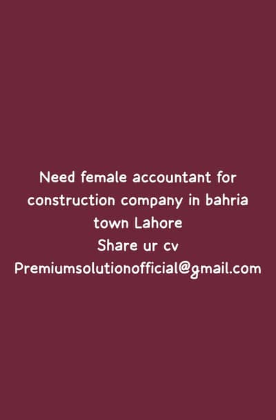 Female requires for maintaining the finance