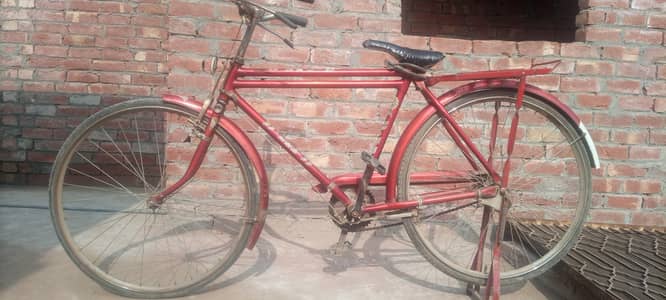 Baba cycle 9/10 condition red color genuine bicycle
