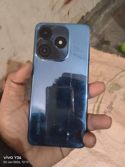 Tecno spark 10c 4/128 with box and charger