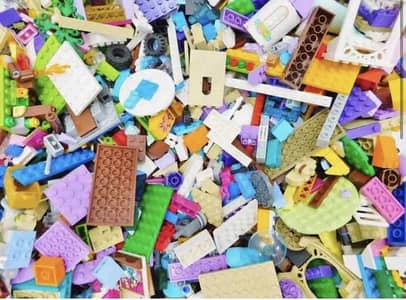 Lego bricks assorted colorful (1000 piece 2999) original bricks.