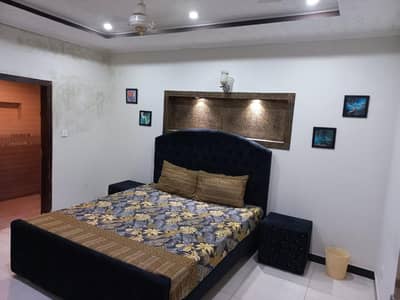 Usman block ground floor furnished for rent