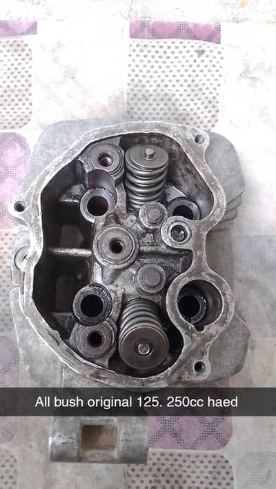 Honda CG 125+ 250cc head cylinder ready