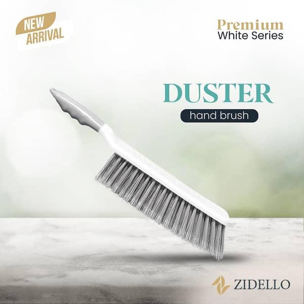 Zidello Premium White Duster Hand Brush