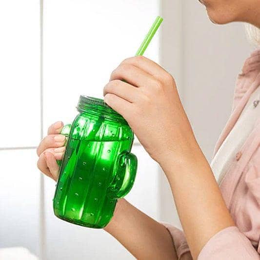 ZIDELLO Pure plastic mug with straw