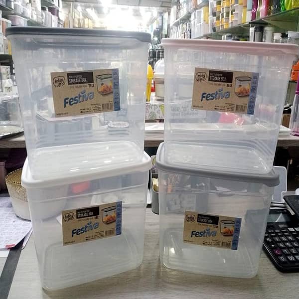 ZIDELLO Multipurpose Airtight Storage Container – Secure, Versatile Organizer for Home and Kitchen