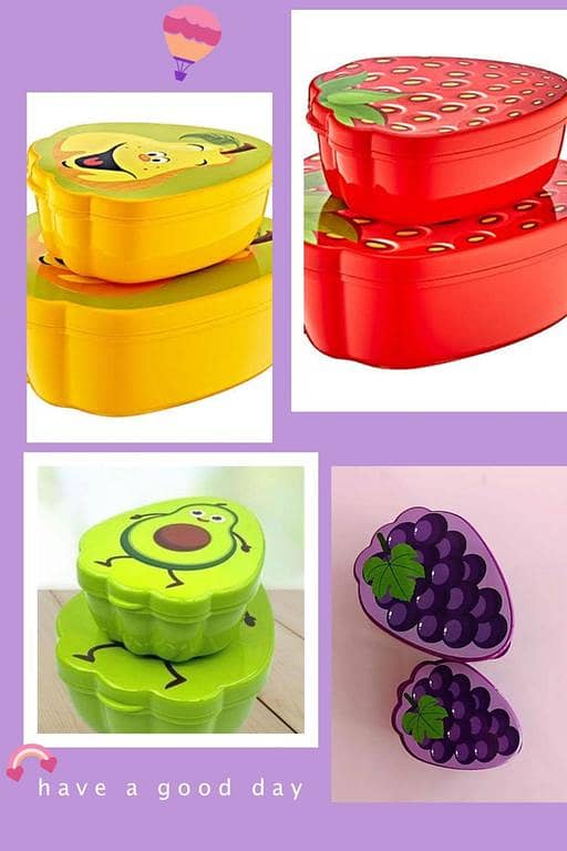 Zidello 2-Piece Kids Lunch Box Set - Fun & Functional Bento Boxes for School or Picnic