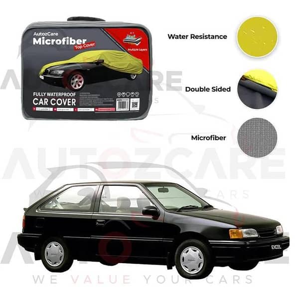 Hyundai Excel Microfiber Top Cover - Model 1989-1995