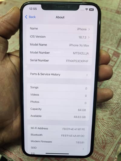 iphone xs max 64G (03000242699)