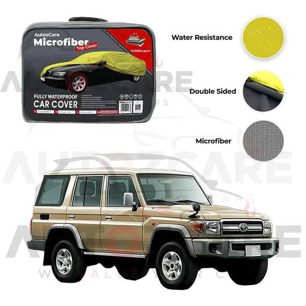 Toyota Prado FJ70 Microfiber Car Top Cover - Model 1988-1995