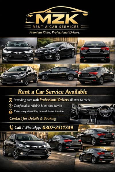 Rent a Car Service Available