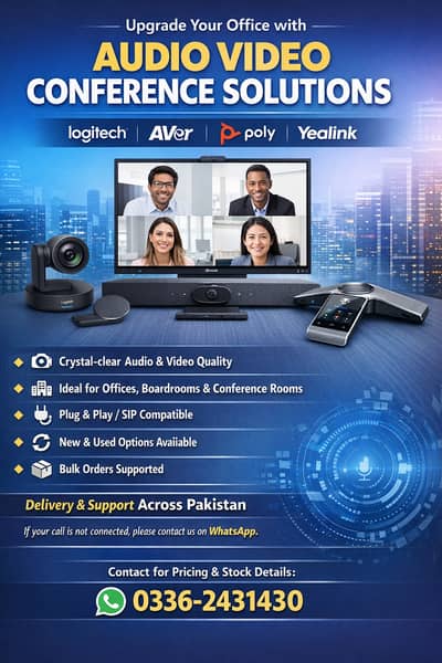Audio Video Conference Solution – Logitech | Aver | Poly | Yealink
