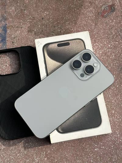 iphone 15 pro 256 GB pta approved Hk model 86 Bh 10/10