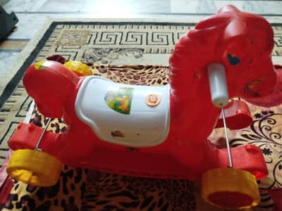 kids rocking horse 2 in one