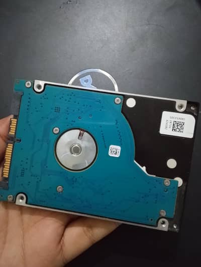 laptop and hard drive