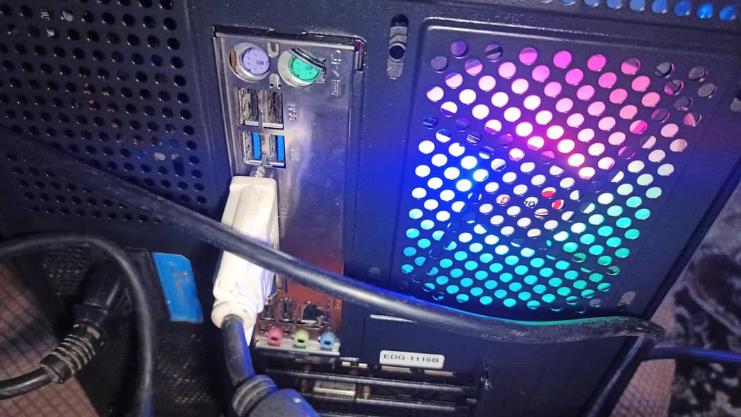 gaming lighting computer setup 0