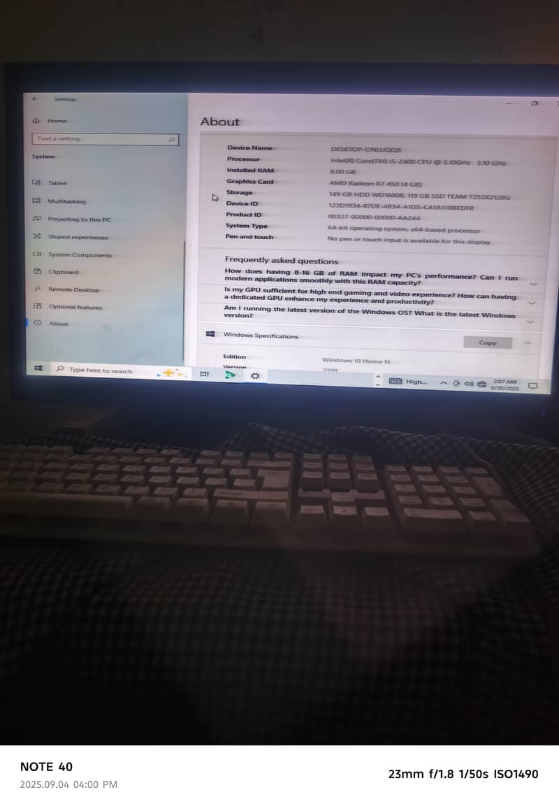 gaming lighting computer setup 2